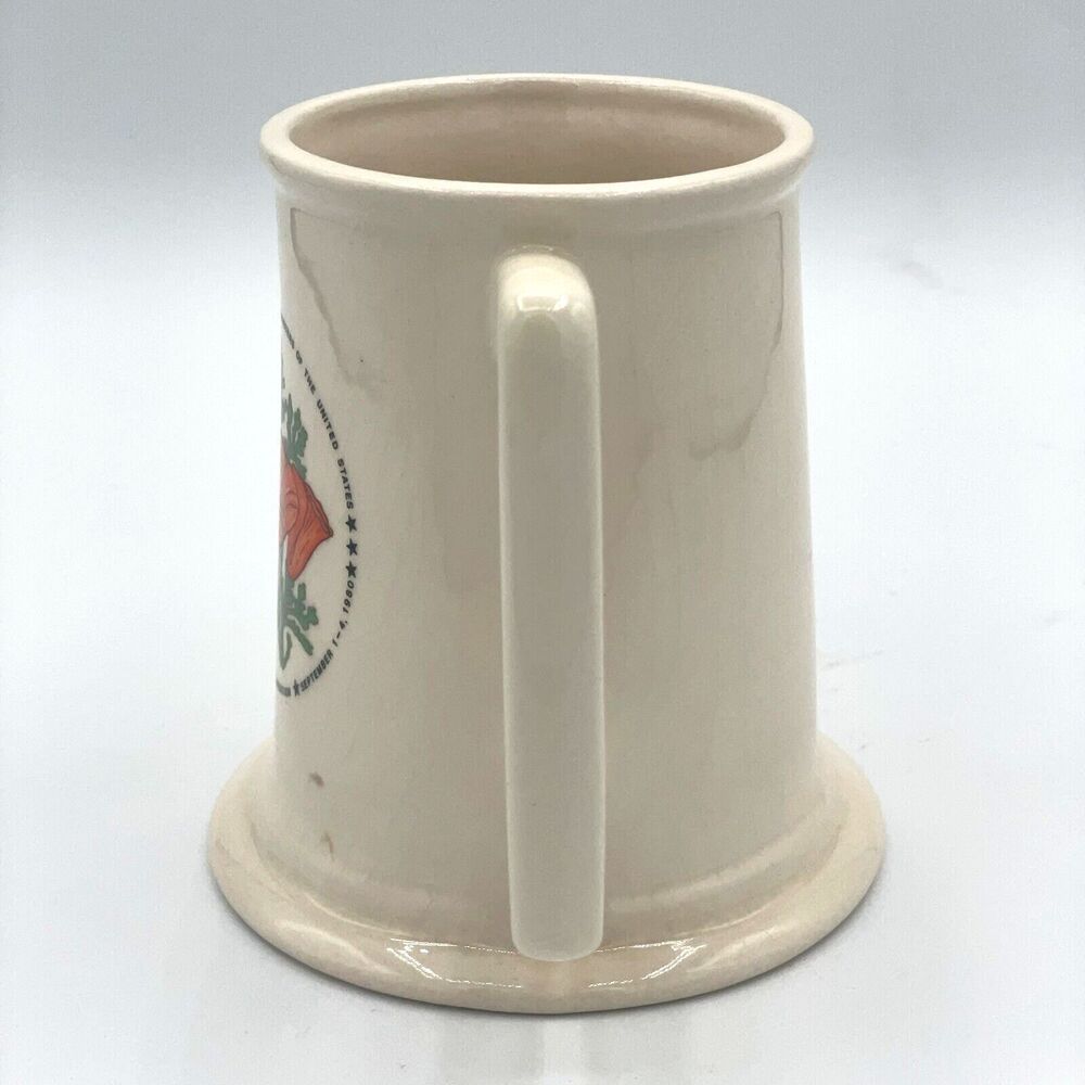 Mugs and Stuff Postmasters Convention Stein Mug California Poppy 1980 USA Cream - Picture 4 of 7
